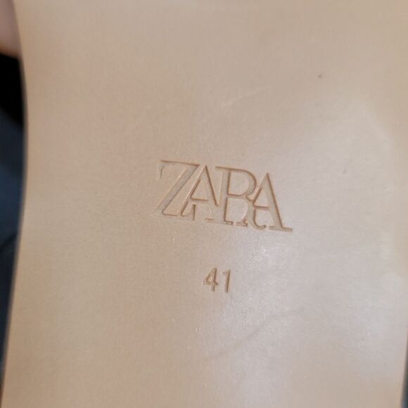 BRAND NEW ZARA SLINGBACK POINTED TOE MULE SANDAL - Picture 14 of 16